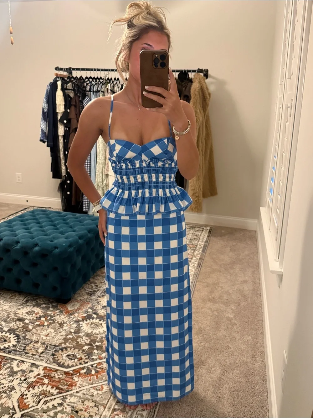 COCOLILYS blue gingham